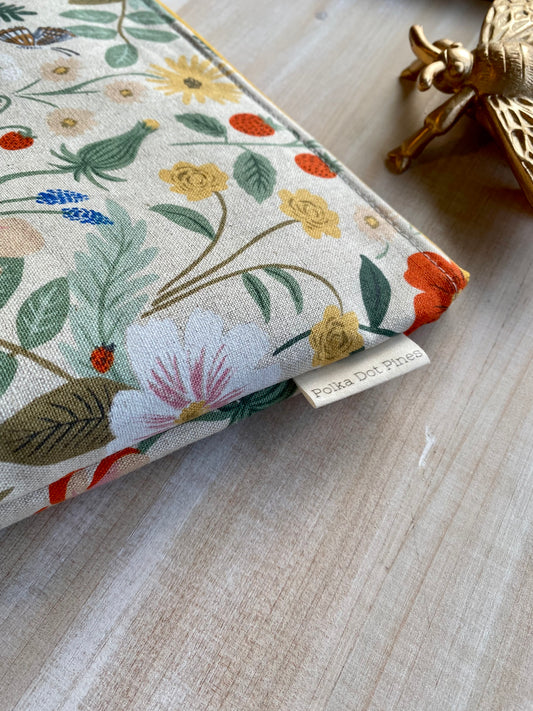 Blooming Flowers Cosmetic Bag