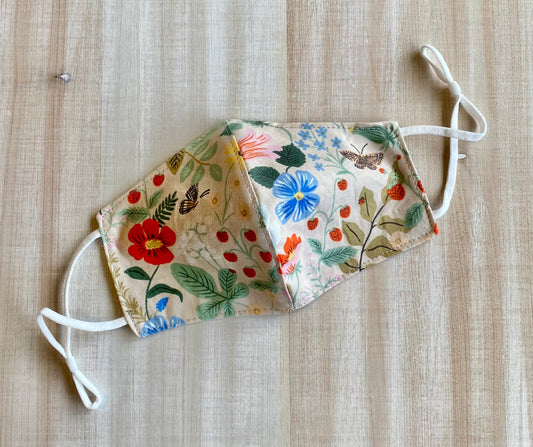 Blooming Flowers Adjustable Mask