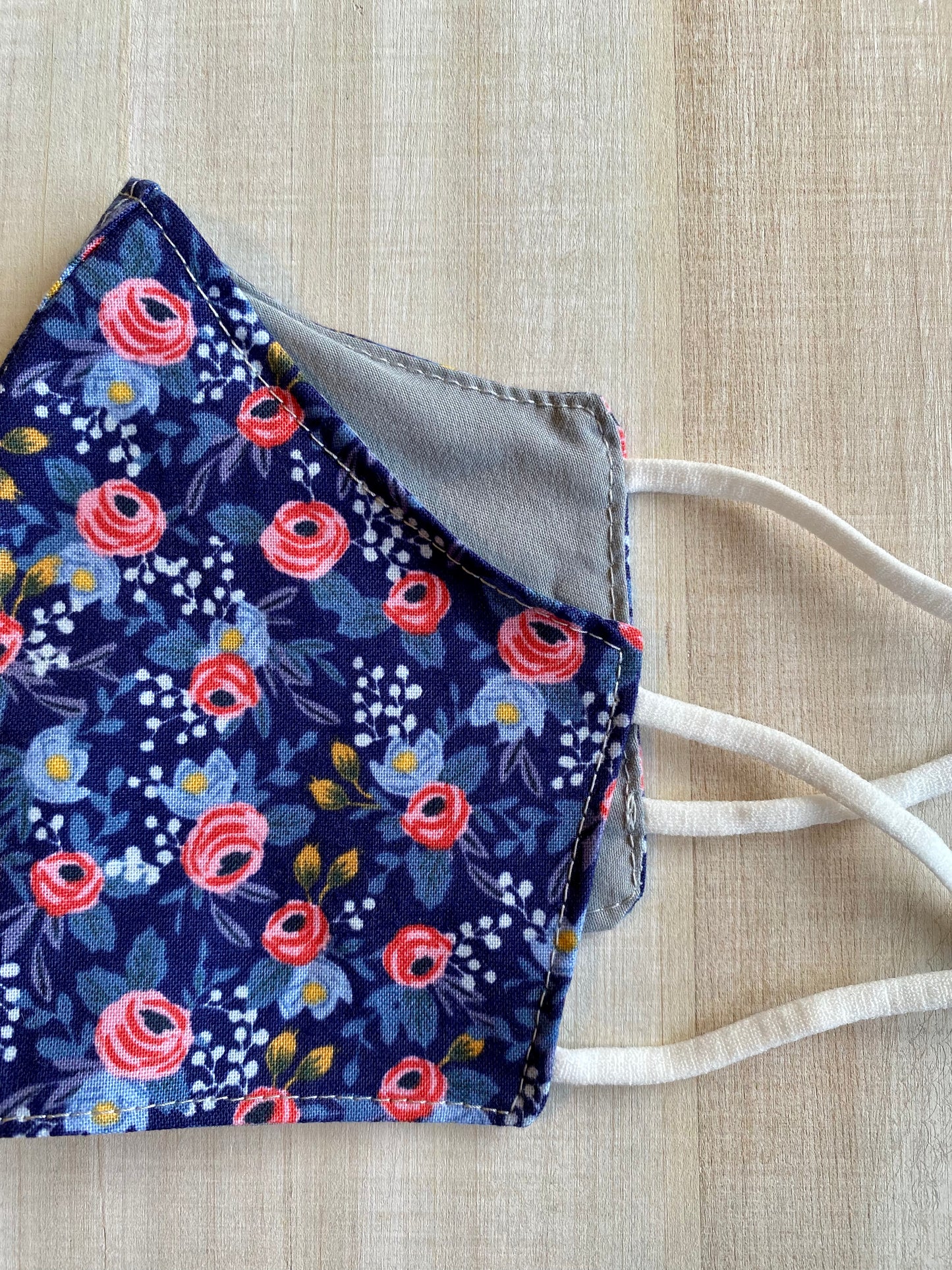Jewel Floral Adjustable Mask