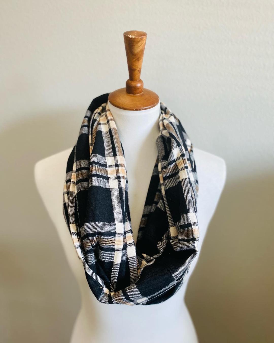 Crisp Autumn Infinity Scarf