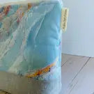 Crystal Marbling Large Zippered Pouch