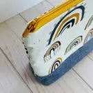 Macrame Rainbow Large Zippered Pouch