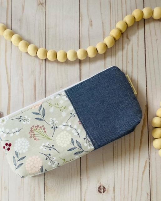 Winter Floral Pencil Pouch