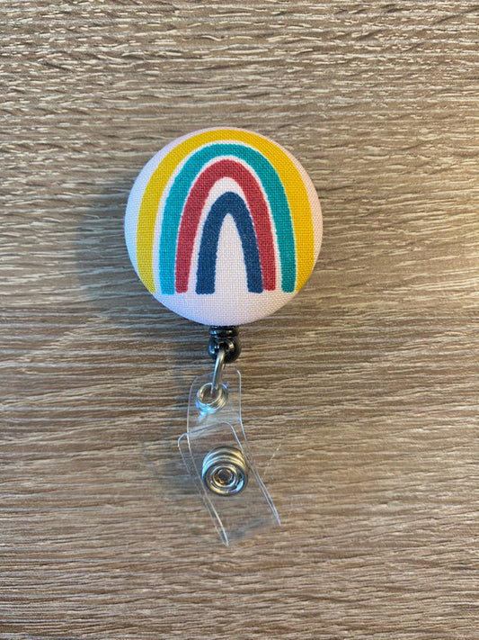 Rainbow Retractable Badge Reel