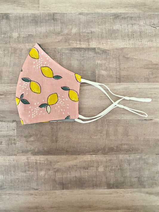 Cute Lemons Adjustable Mask