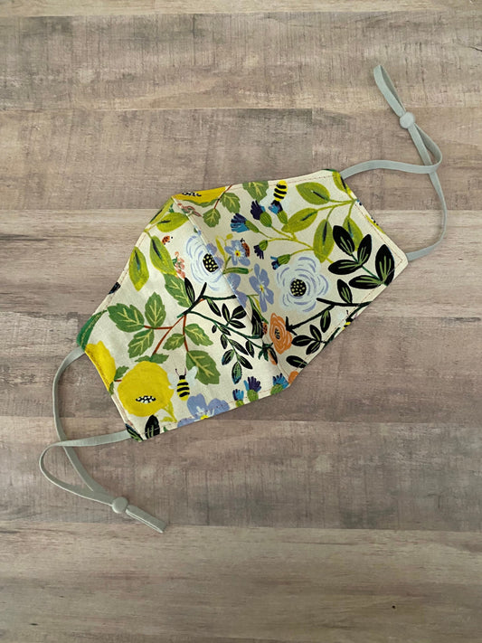 Multicolor Floral Adjustable Mask