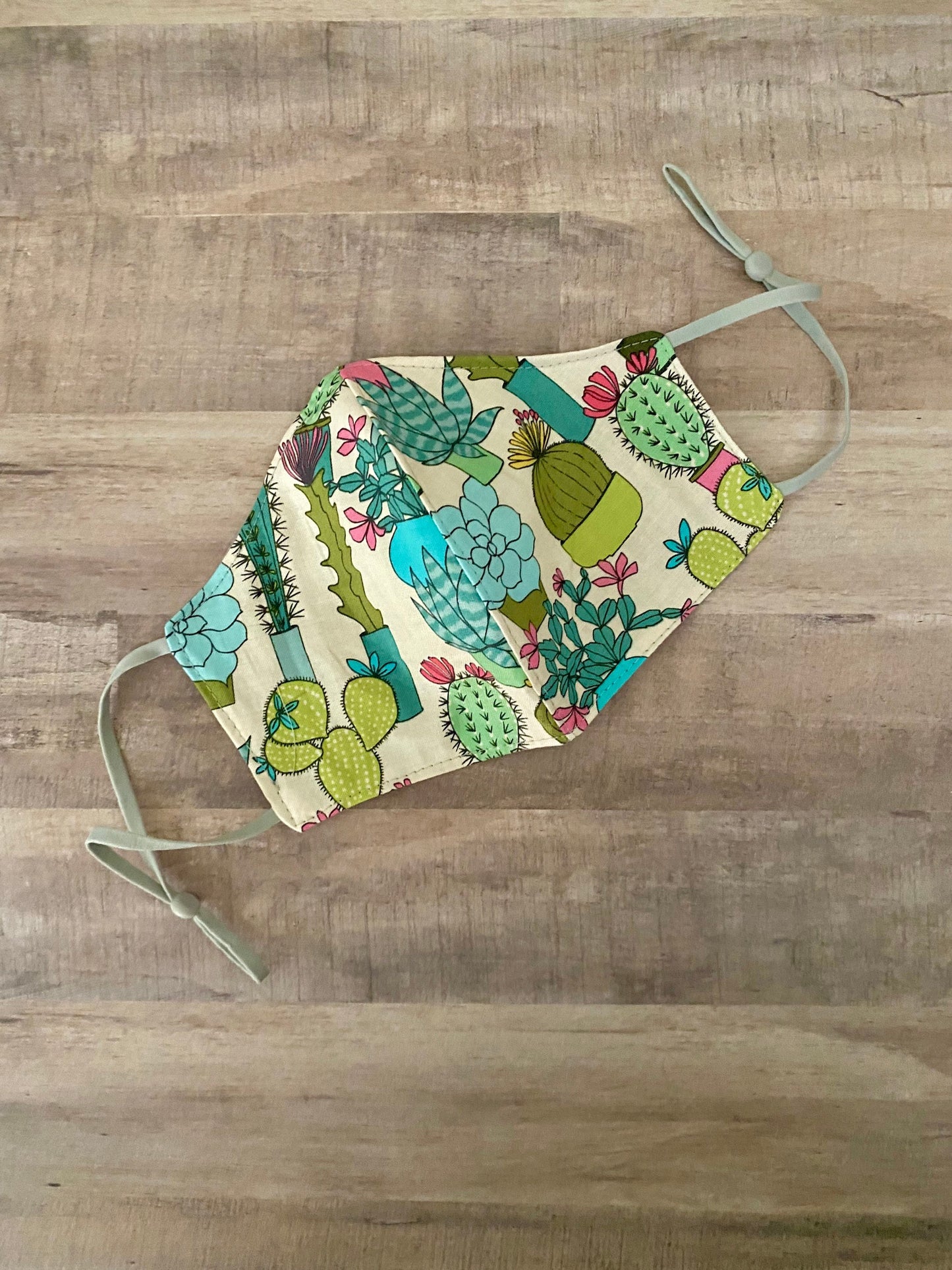 Succulents and Cacti Adjustable Mask
