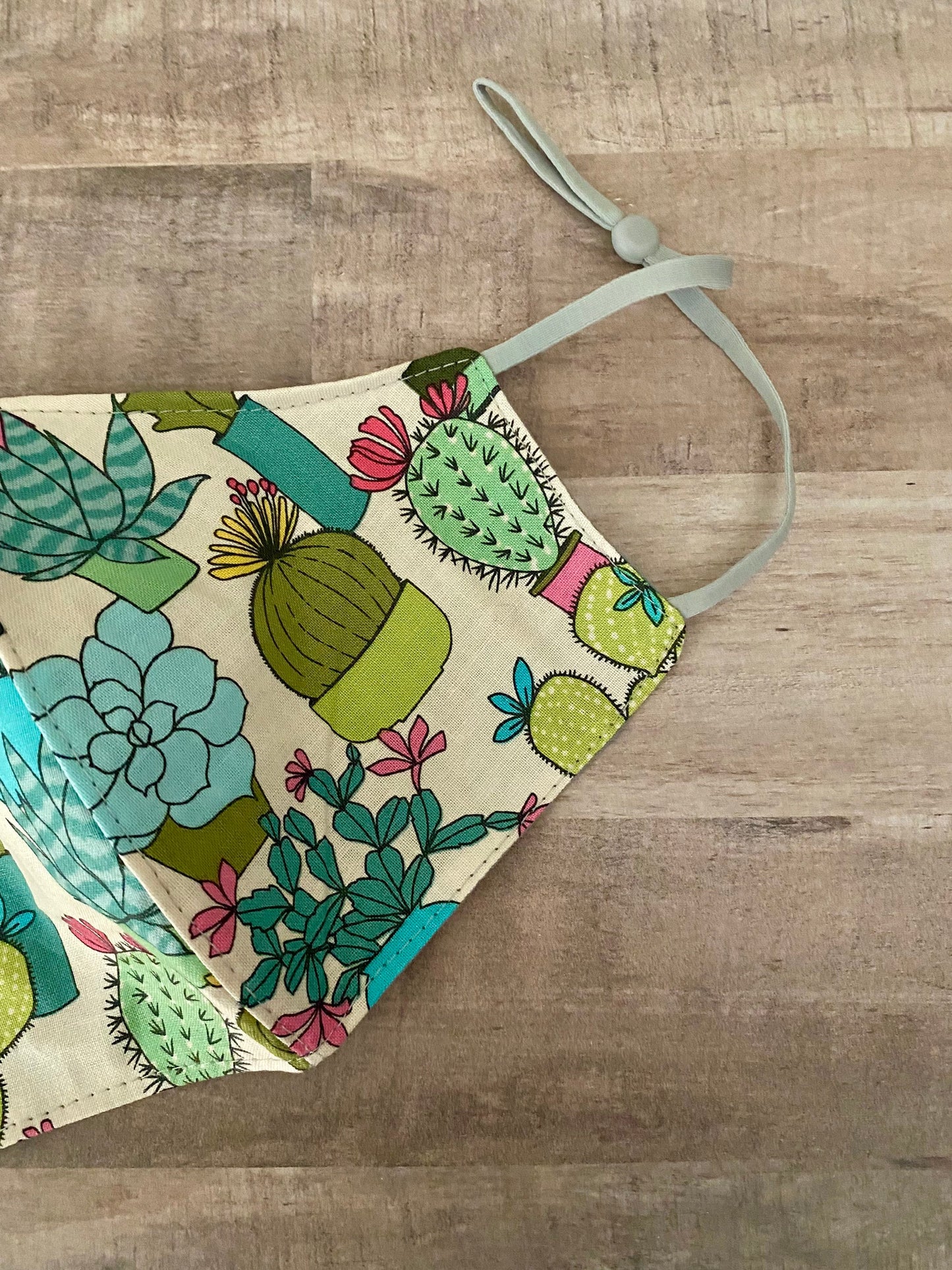Succulents and Cacti Adjustable Mask
