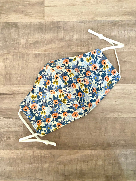 Rifle Paper Co. Blue and Blush Floral Adjustable