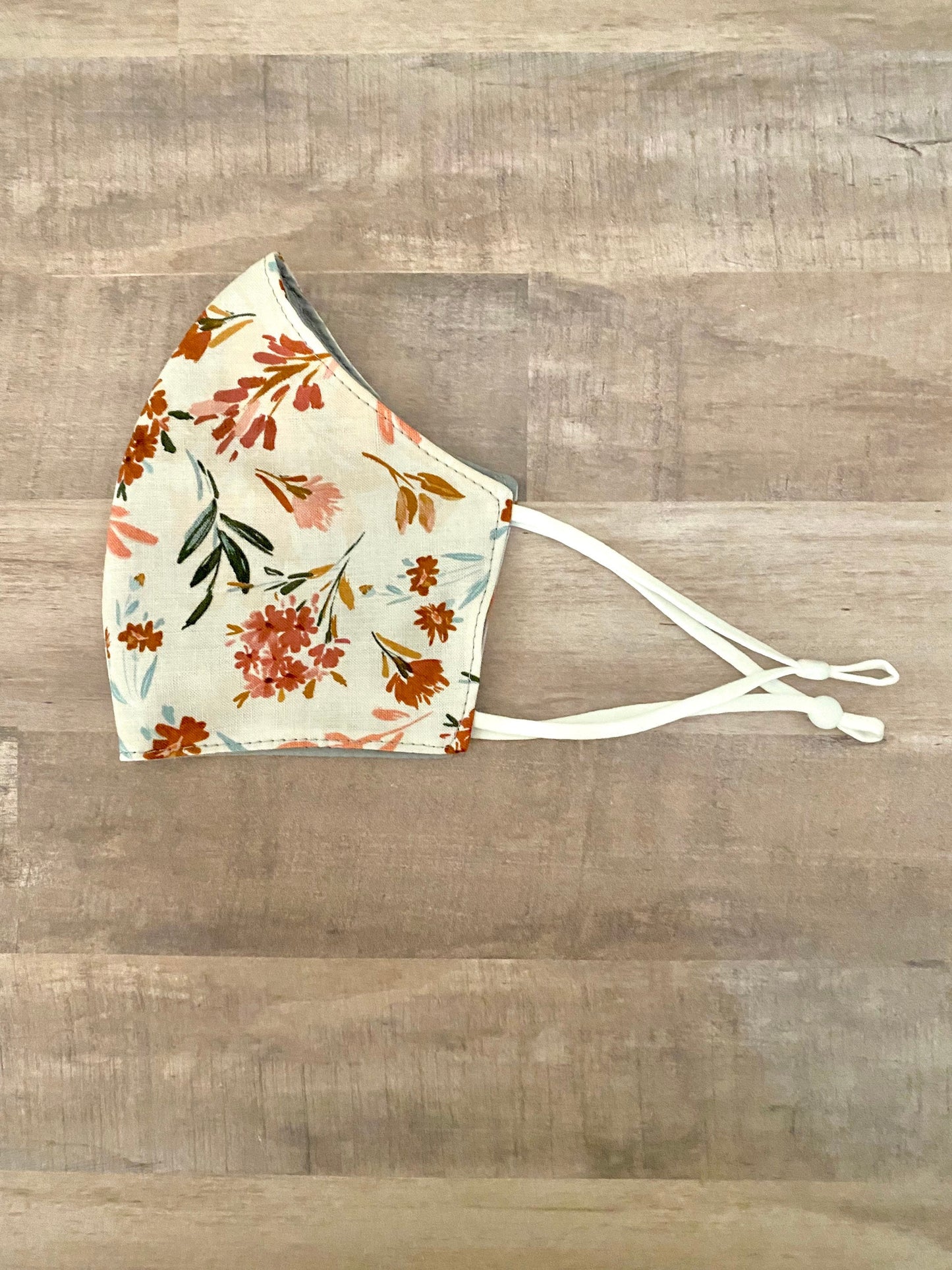 Autumn Floral Adjustable Mask