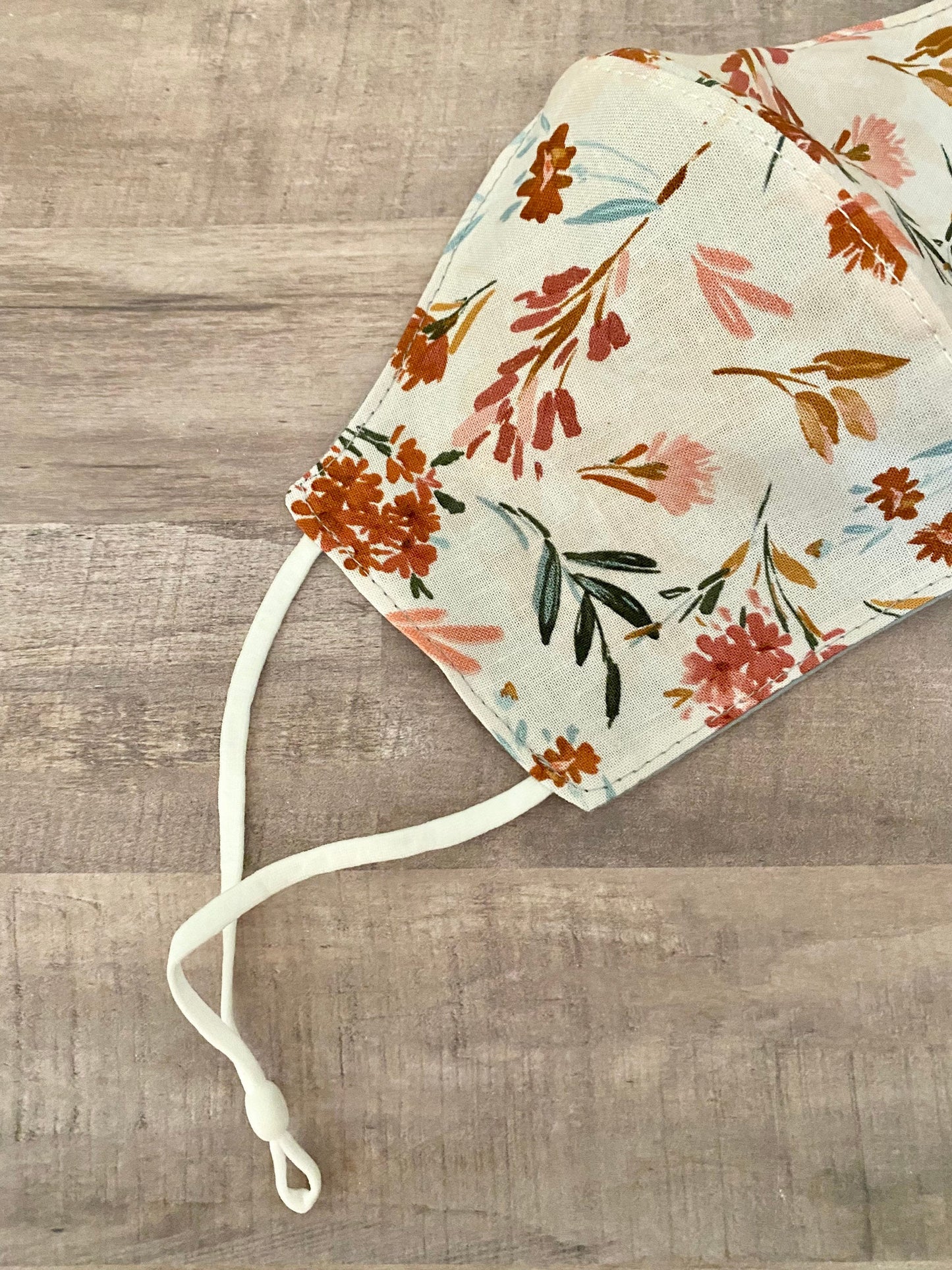 Autumn Floral Adjustable Mask