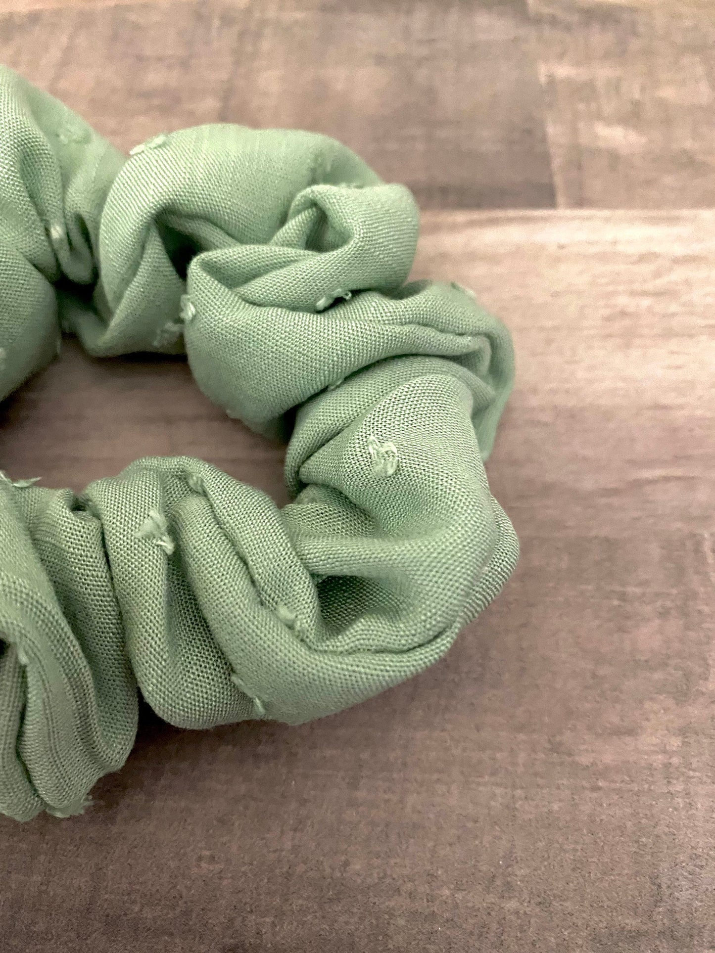 Green Polka Dot Hair Tie