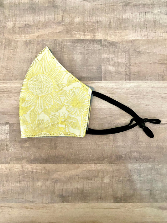 Golden Sunflower Adjustable Mask
