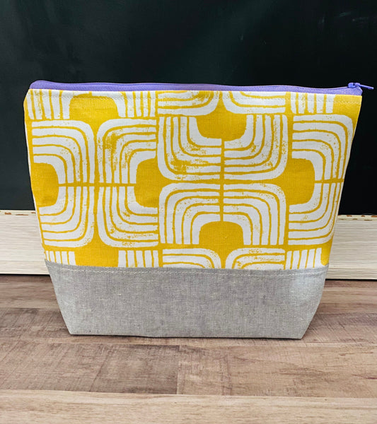 Sunny Geometric Cosmetic Bag
