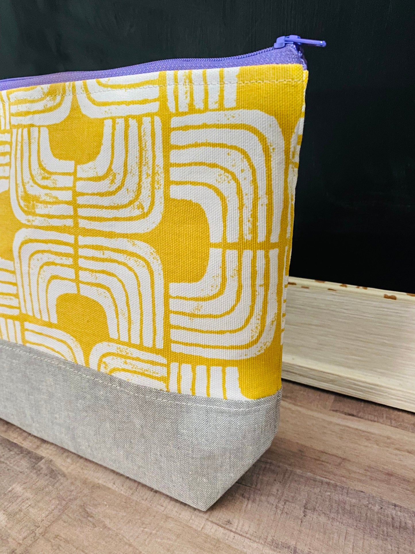 Sunny Geometric Cosmetic Bag
