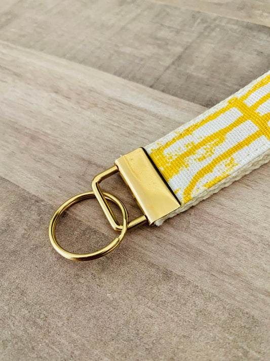 Bright Geometric Key Fob,