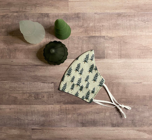 Rifle Paper Co. Cream Winter Trees Adjustable Mask