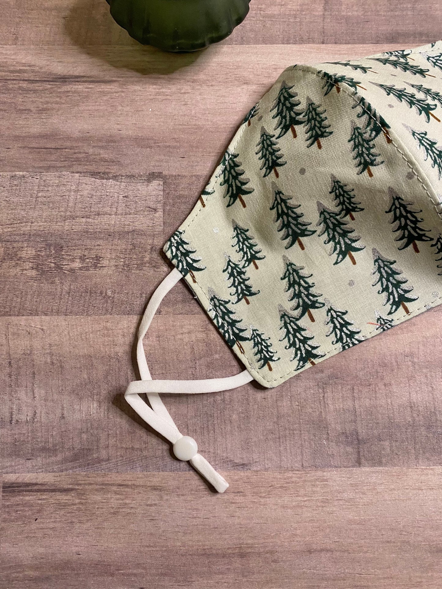 Rifle Paper Co. Cream Winter Trees Adjustable Mask