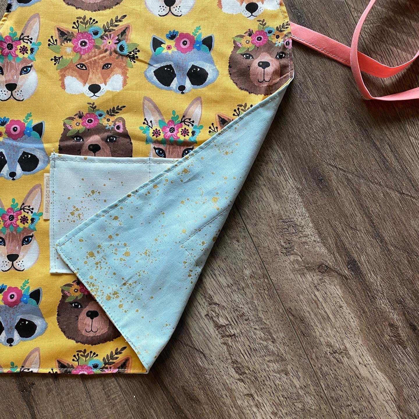 Woodland Friends Toddler Apron