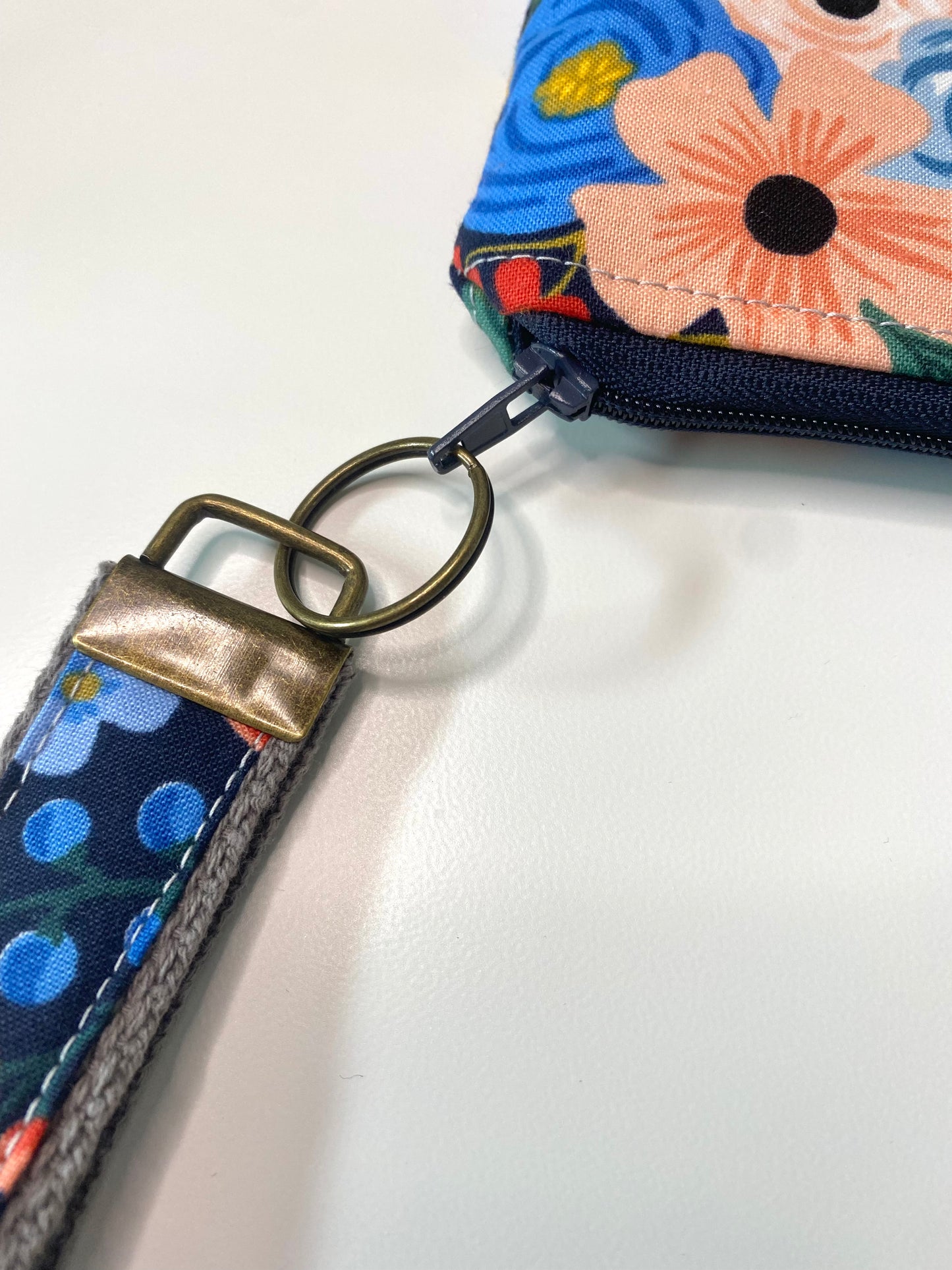 Summer Blue Wristlet