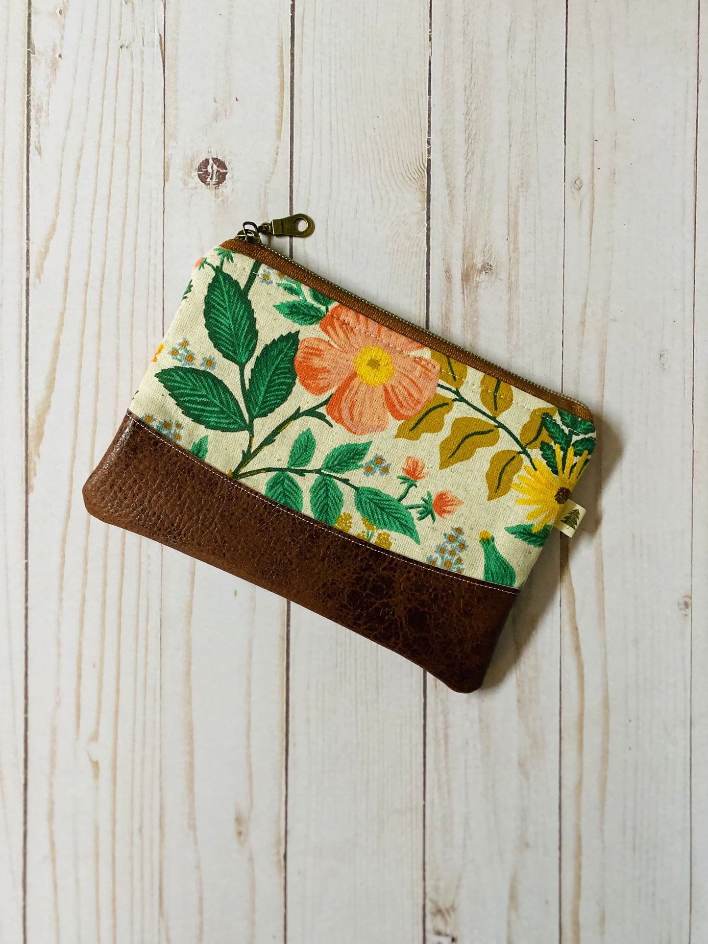 Summer Meadow Canvas Wallet