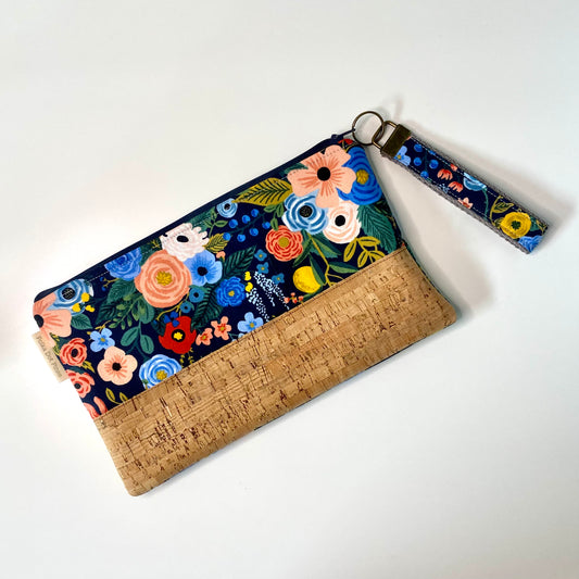 Summer Blue Wristlet