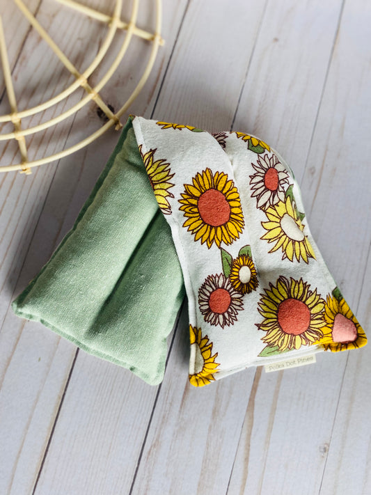Boho Daisies Microwaveable Rice and Lavender Pack