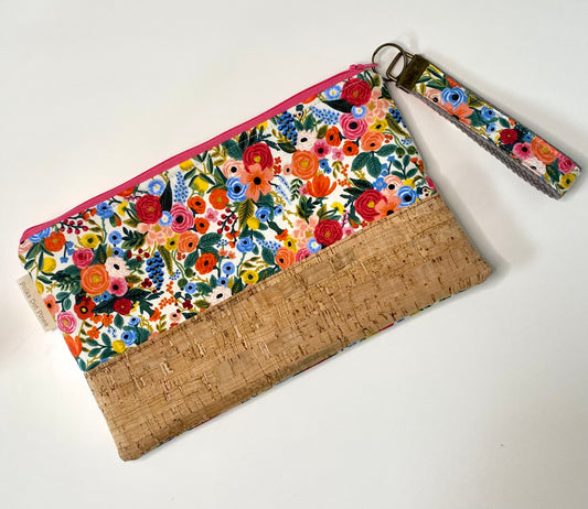 Brilliant Petit Floral Wristlet