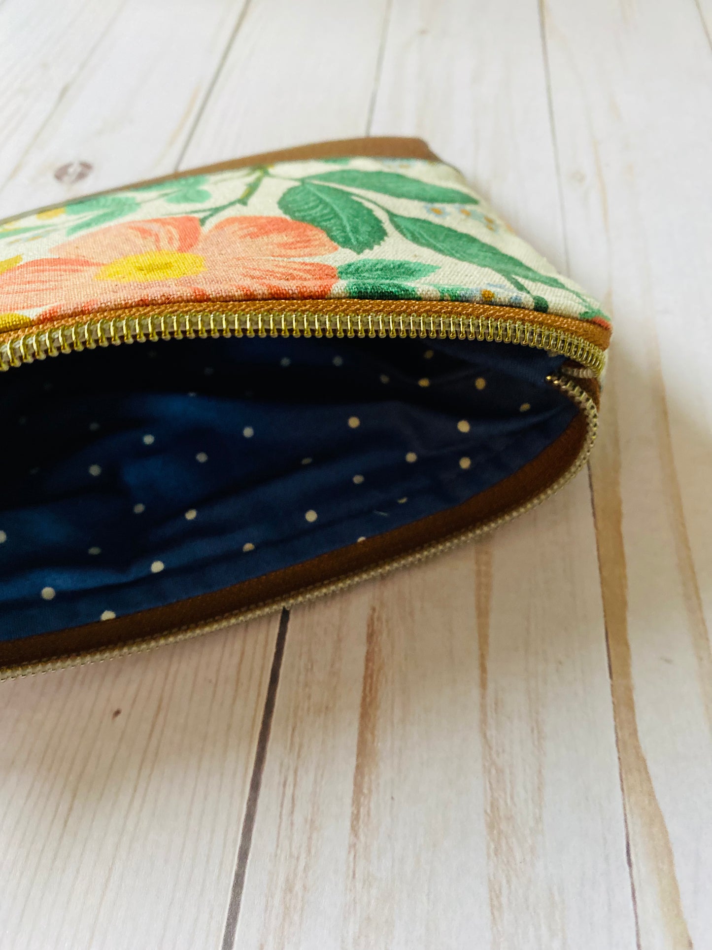 Summer Meadow Canvas Wallet