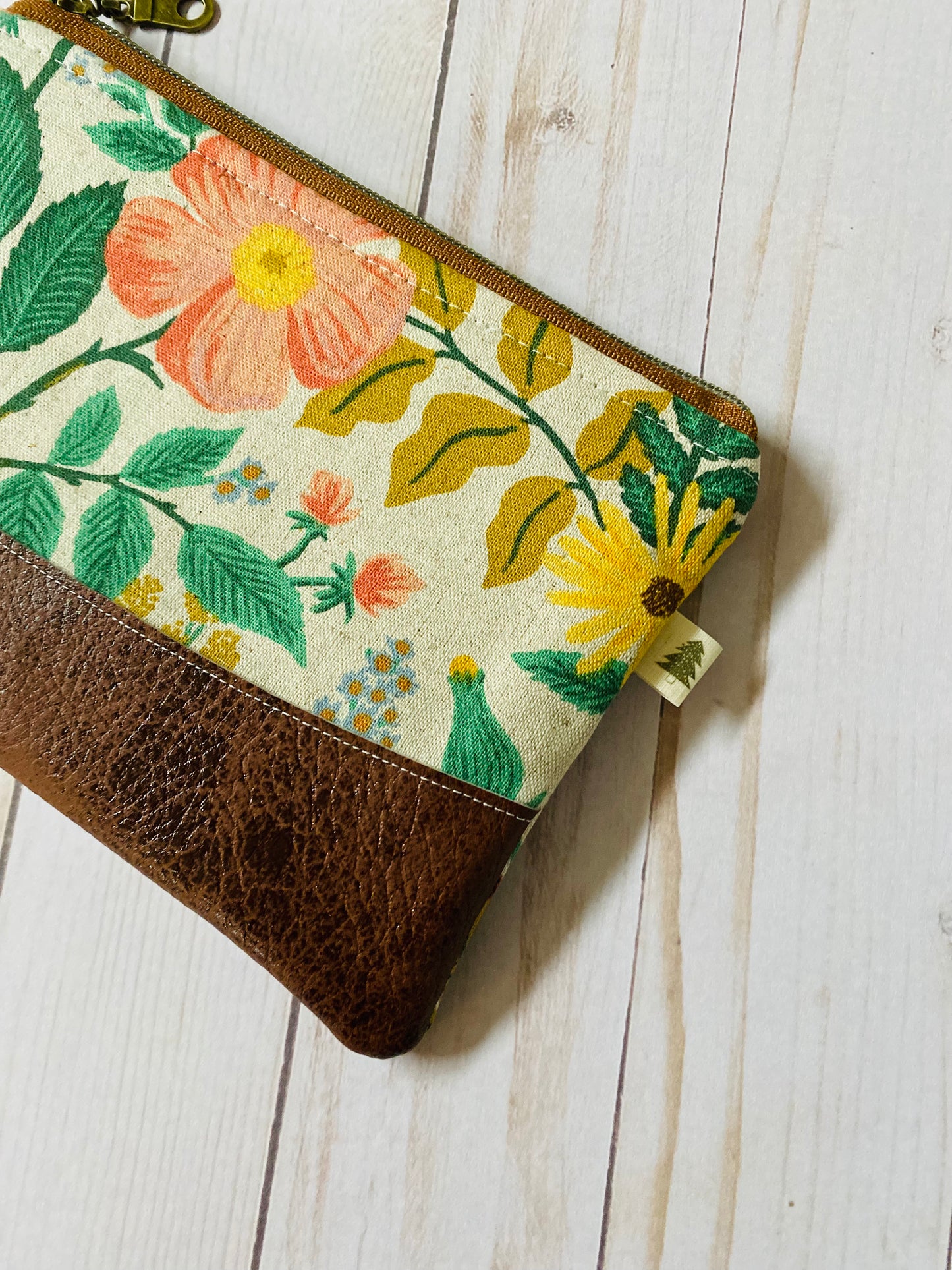 Summer Meadow Canvas Wallet