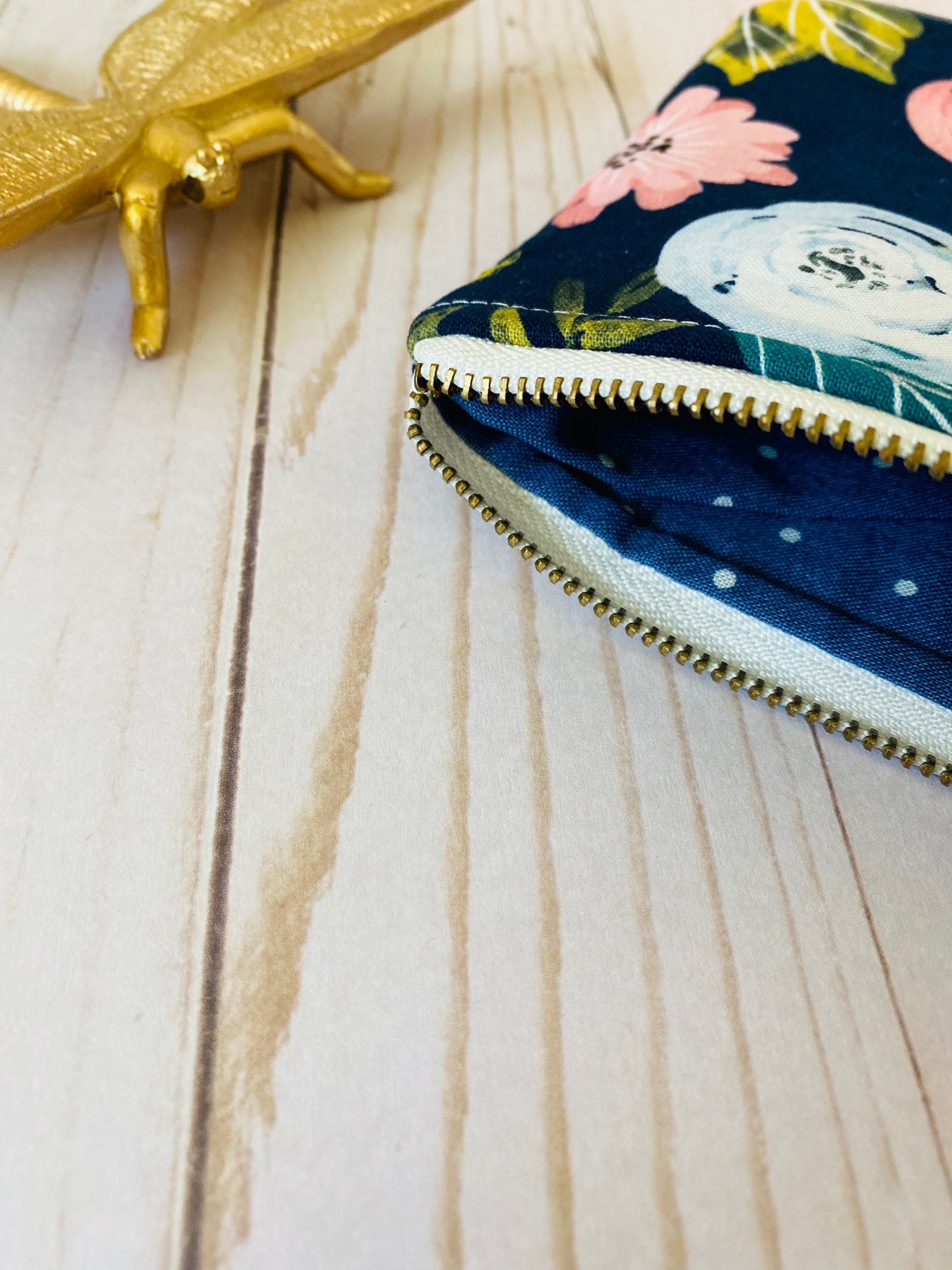 Blue Floral Wallet