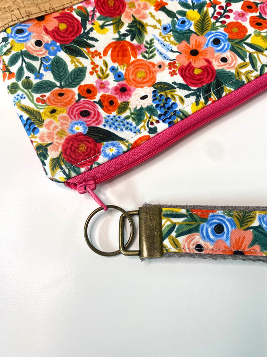 Brilliant Petit Floral Wristlet