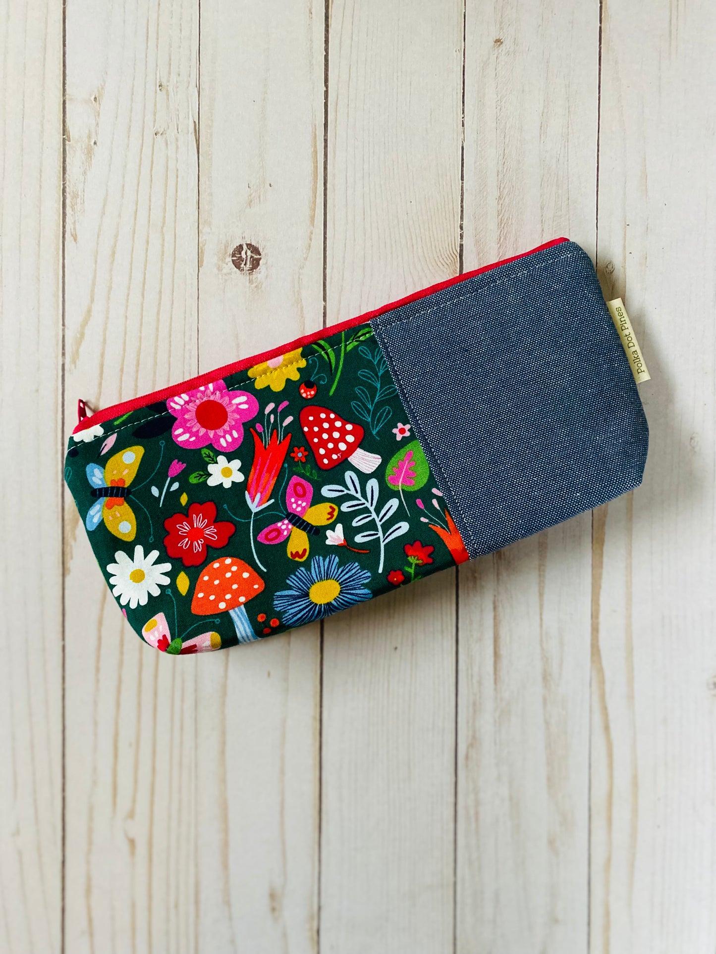 Butterfly Garden Pencil Pouch