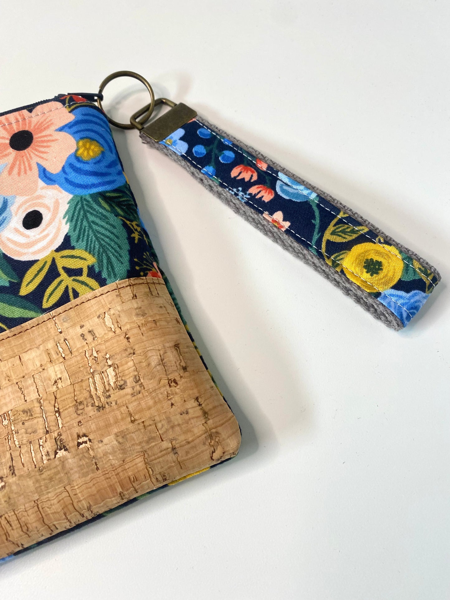 Summer Blue Wristlet