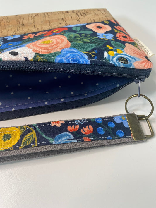 Summer Blue Wristlet