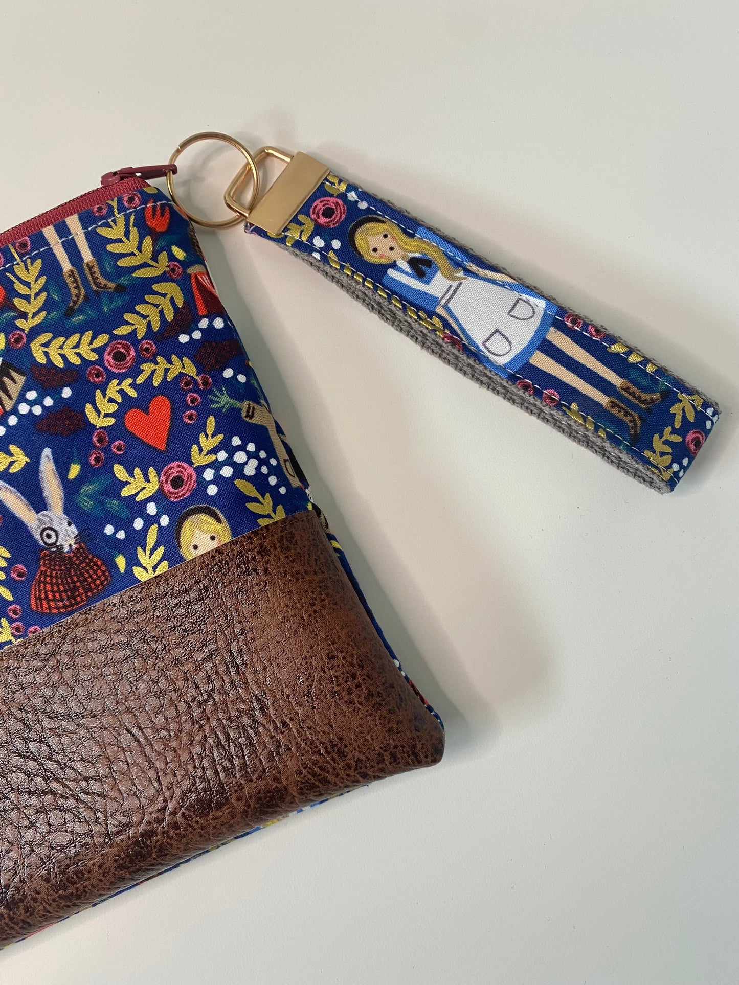 Alice in Wonderland Wristlet