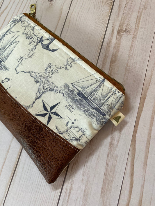 Nautical White Wallet