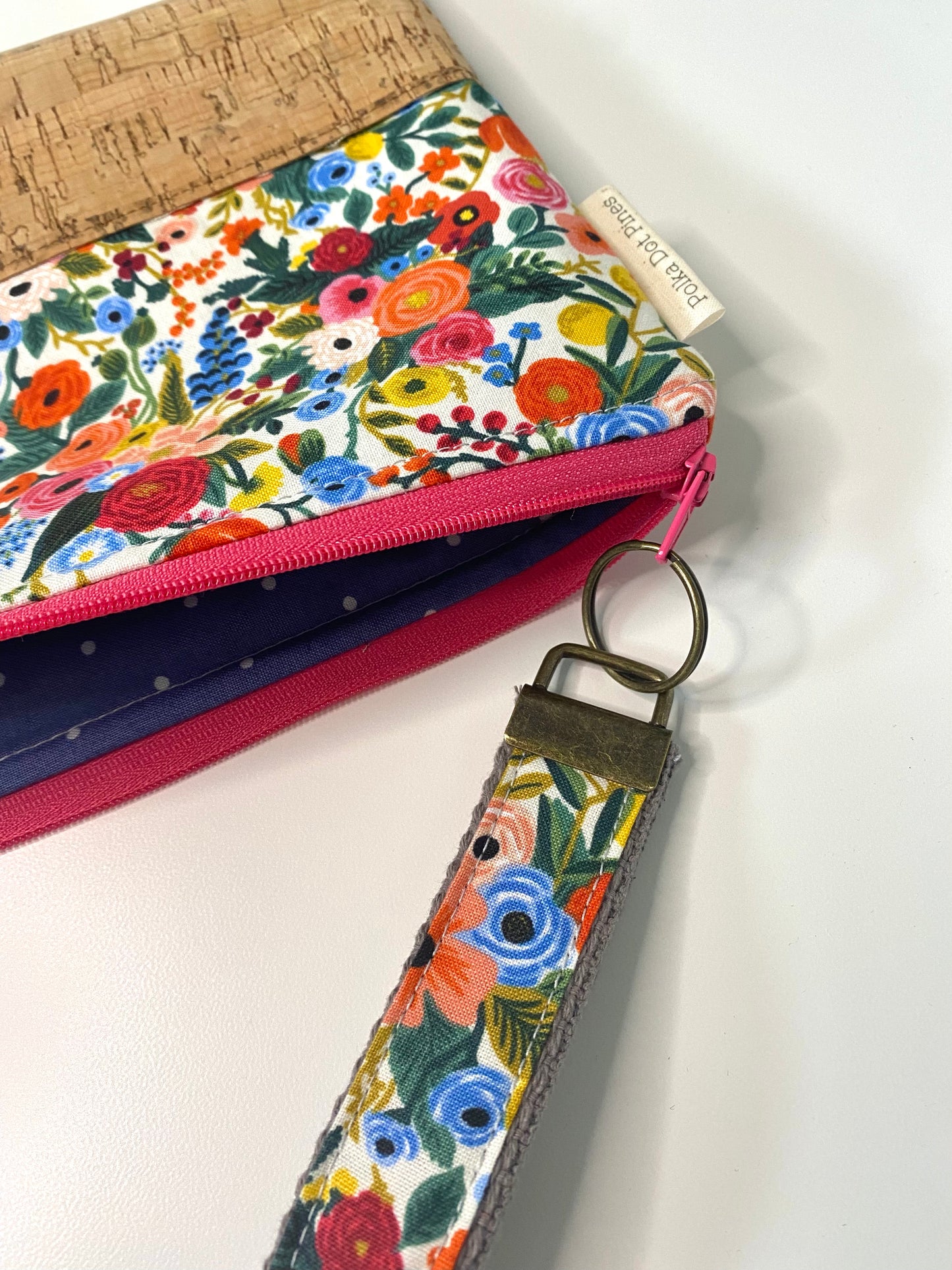 Brilliant Petit Floral Wristlet