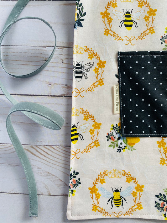 Honey Bee Toddler Apron