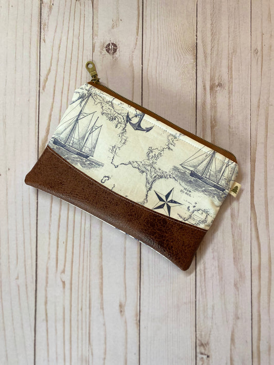 Nautical White Wallet