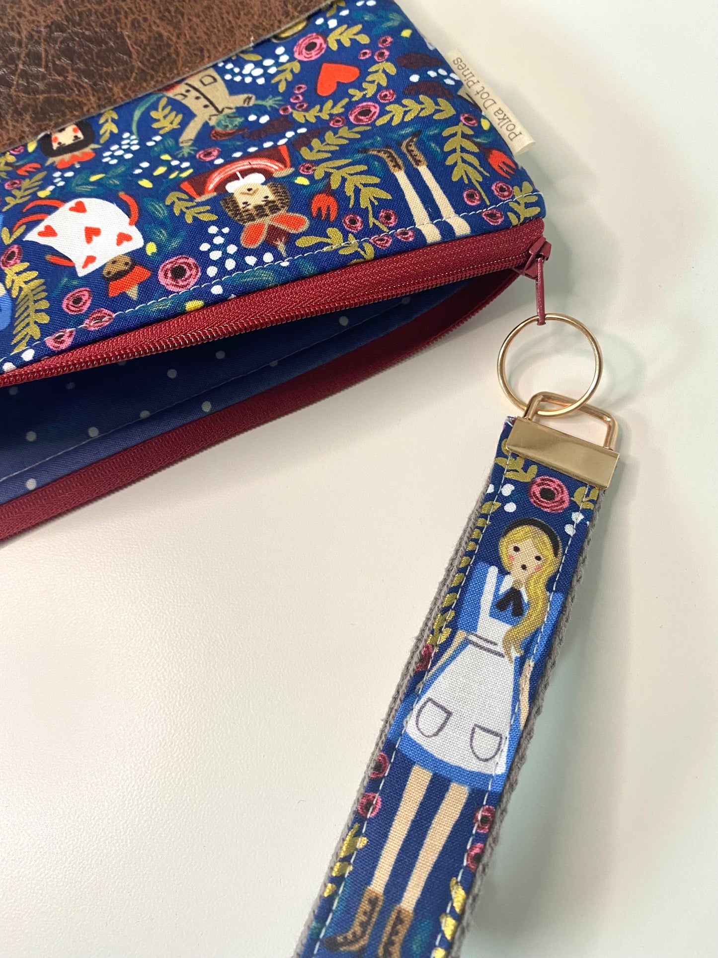 Alice in Wonderland Wristlet