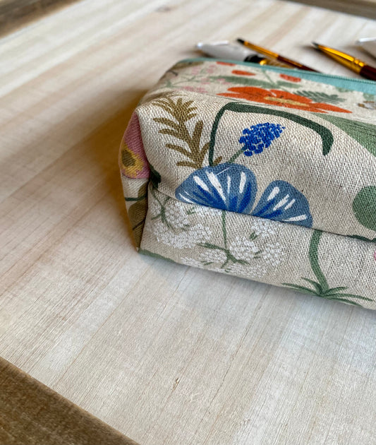 Blooming Flowers Pencil Pouch