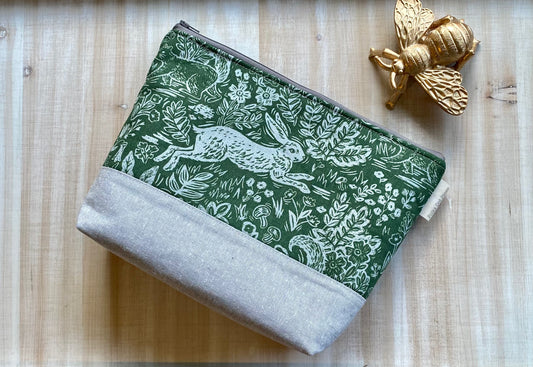 Spring Rabbits Cosmetic Bag