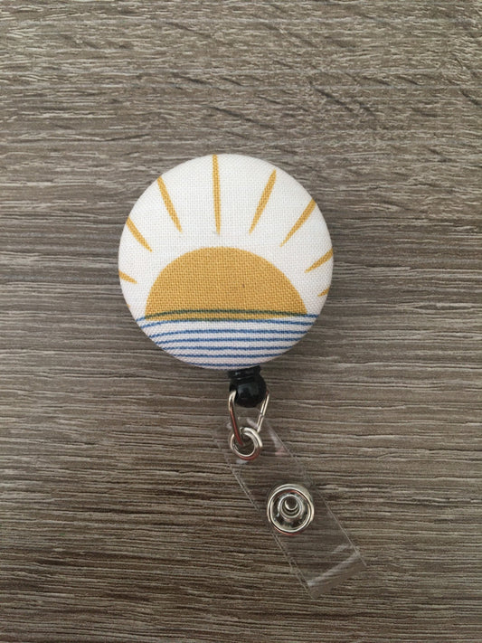 Ocean Sun Retractable Badge Reel