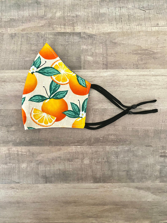 Orange Blossom Adjustable Mask