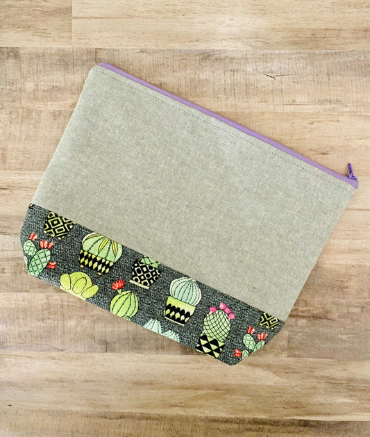Succulent Base Cosmetic Bag