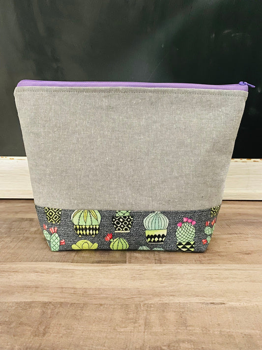 Succulent Base Cosmetic Bag