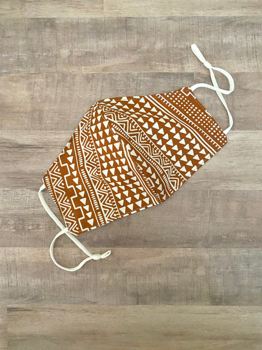 Clay Geometric Adjustable Mask