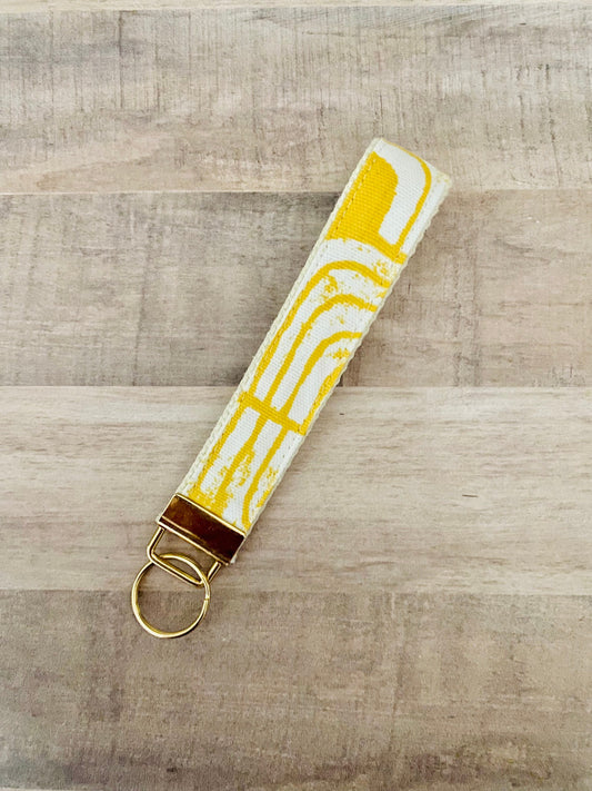 Bright Geometric Key Fob,