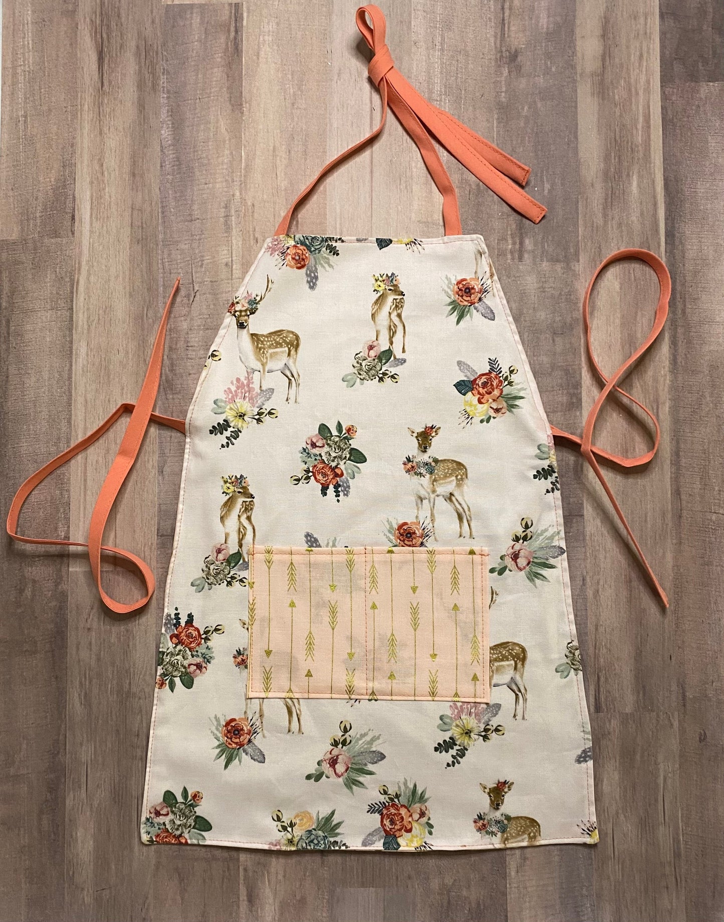Dainty Fawn and Arrow Child Apron